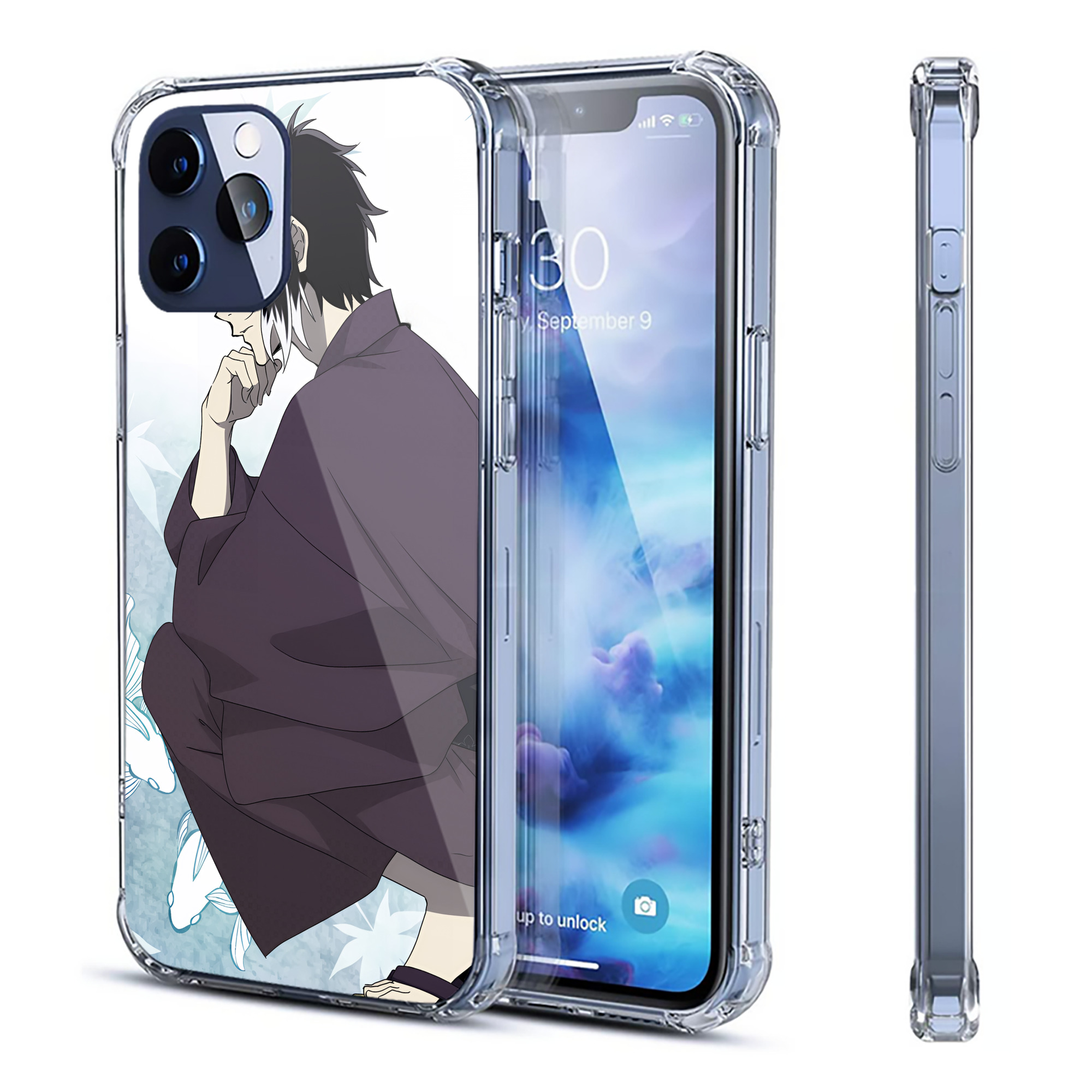 （画像用） 文豪ストレイドッグス Bungo Stray Dogs 【iPhone 12シリーズ対応】透明スマホケース（クリアソフトケース）
